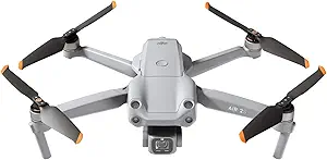 DJI Air 2S drone with 1-inch CMOS sensor, 5.4K video capability, compact design, and advanced obstacle sensing perfect drones for Landscape Photography and videography.
