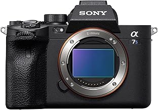 Sony A7S III mirrorless camera with 12.1MP full-frame sensor, 4K 120fps video, best cameras for low-light photography, and professional-grade features for photography and videography.